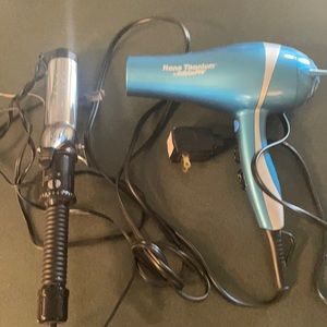 Baby bliss pro hair dryer and con air curling iron